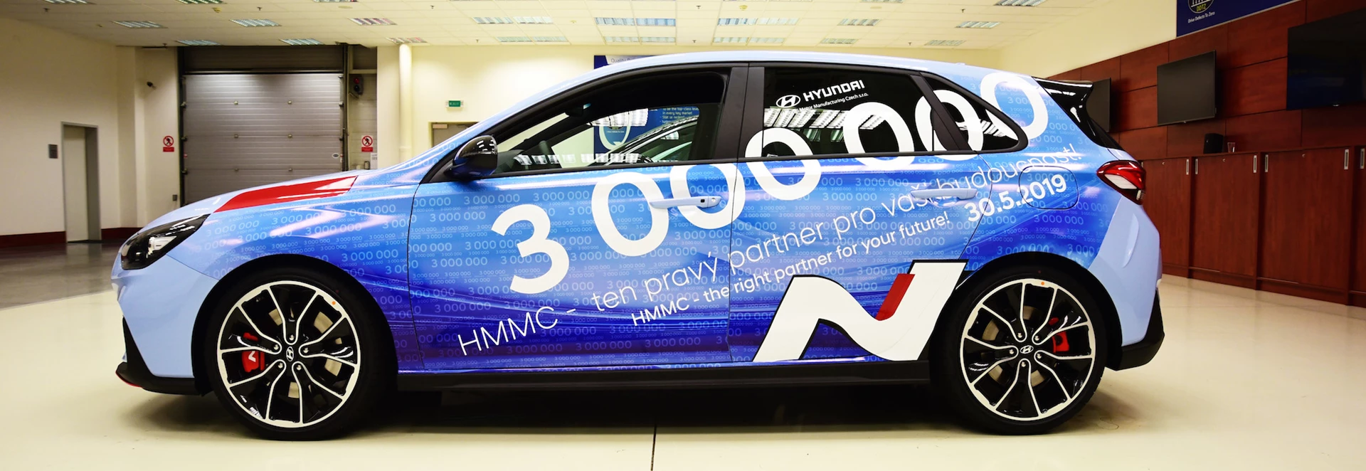 Hyundai celebrates 3,000,000th model rolling off Czech production line